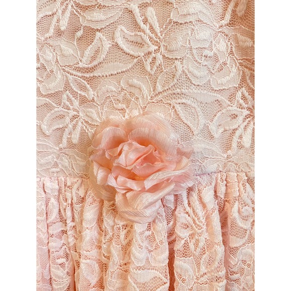 Lilt light pink lace sleeveless party event dress size 16 tween NWT - Picture 5 of 6